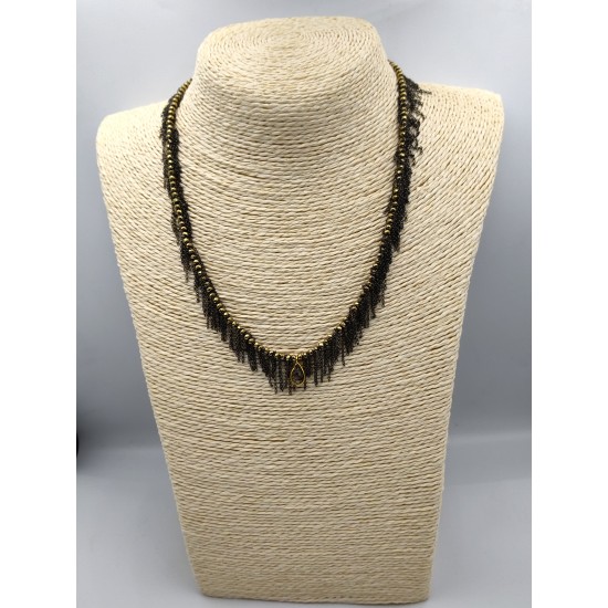 Sterling black silver with Hematite beads Belts