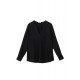 Lyocell “V” Neck Top Shirts