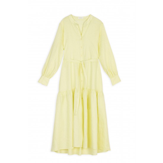 Linen Long Sleeve Dress Dresses