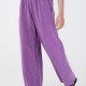 Cupro Modal Wide-Leg Pants Trousers