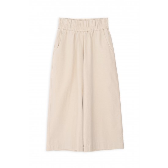 Cotton Lyocell Jupe Cullote Trousers