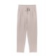 Cupro Pique Pleated Pants Trousers